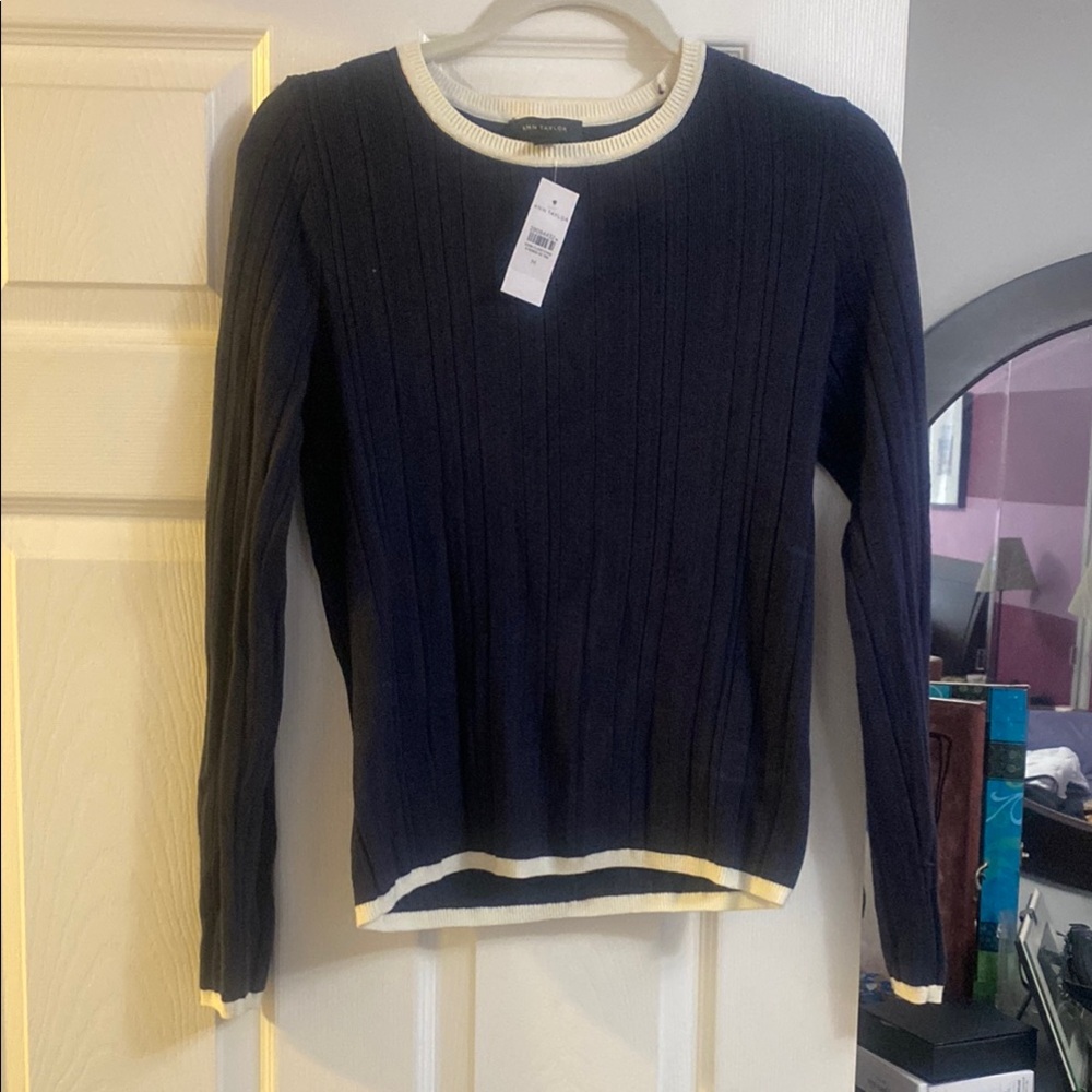 Ann Taylor Navy Blue Women's Sweater
